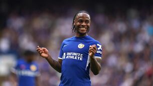 <p>Raheem Sterling, whose Chelsea contract was terminated recently, has joined Dutch side Feyenoord until the end of this season. Pic: Bradley Collyer/PA</p>