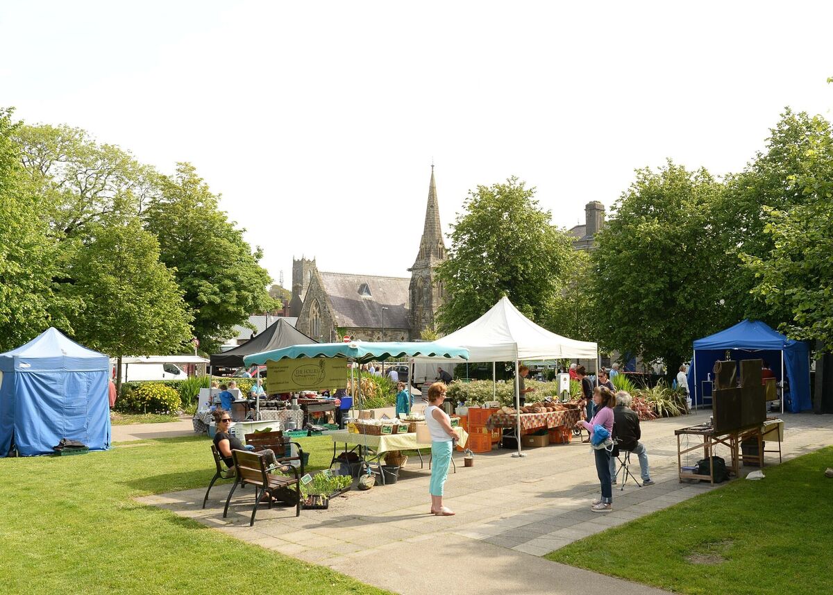  The scene at the Friday Market in Emmet Square, Clonakilty, West Cork. Picture: Martin Walsh.