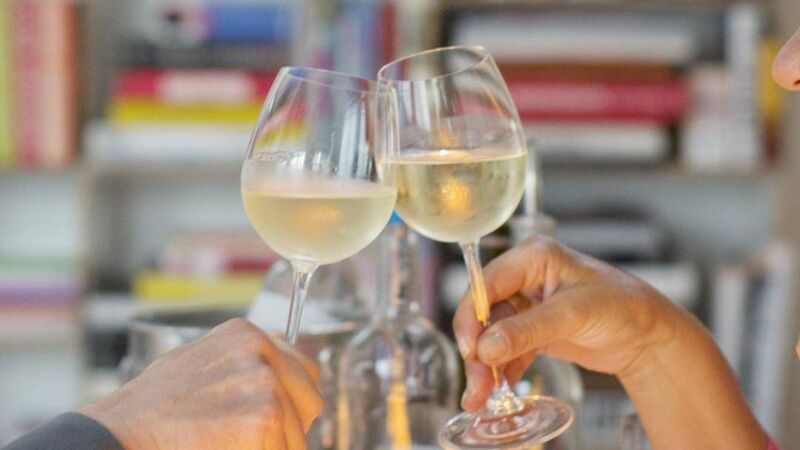 Wine with Leslie: Mark Valentine's Day by sharing a meal and bottle of wine