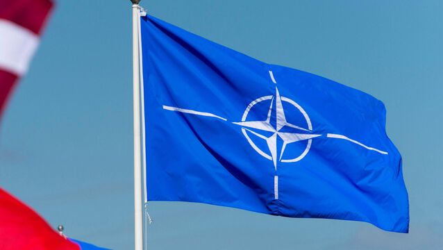 <p>Nato's flag flying during a summit. In December, Marco Rubio, the US secretary of state, skipped a meeting of Nato foreign ministers and sent the deputy secretary Christopher Landau instead. After addressing counterparts in Brussels, Landau left the meeting early. File picture</p>