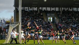 <p>Pádraic Joyce has managed Galway to just one victory over Kerry in the league. Pic: Brendan Moran/Sportsfile</p>