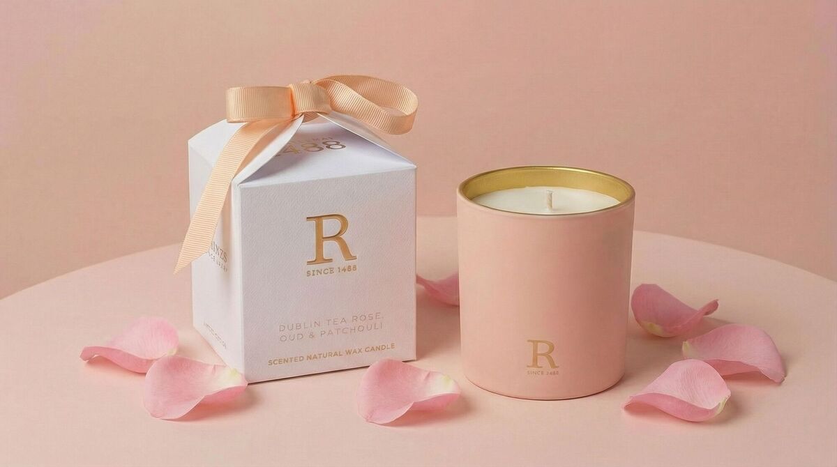  Dublin Tea Rose, Oud &amp; Patchouli candle has a romantic note for spring; from €28, www.rathbornes1488.com.