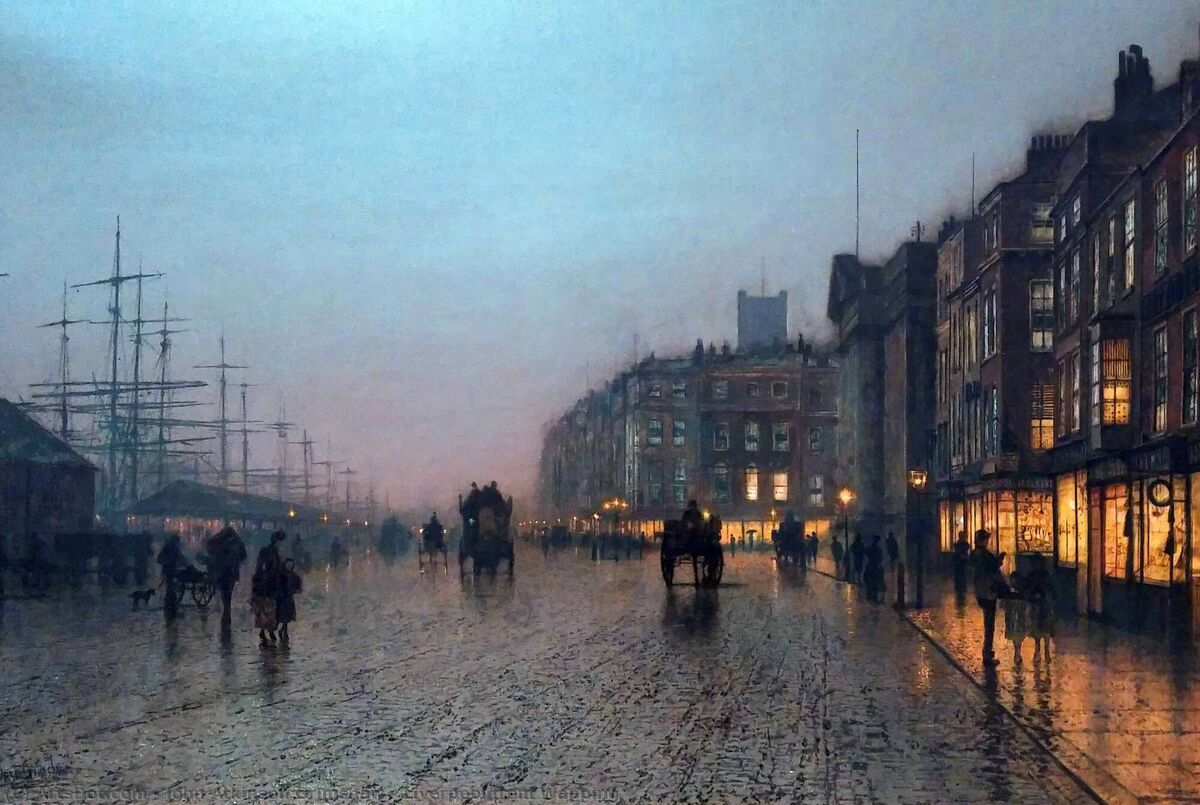 Liverpool Docks, by John Atkinson Grimshaw