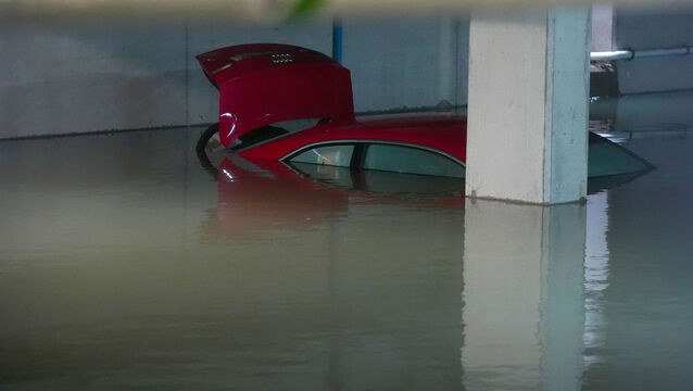Cars stand in flood water in an underground car park in north Dublin.Picture: Brian Lawless/PA Wire <p>Cars stand in flood water in an underground car park in north Dublin.Picture: Brian Lawless/PA Wire</p>