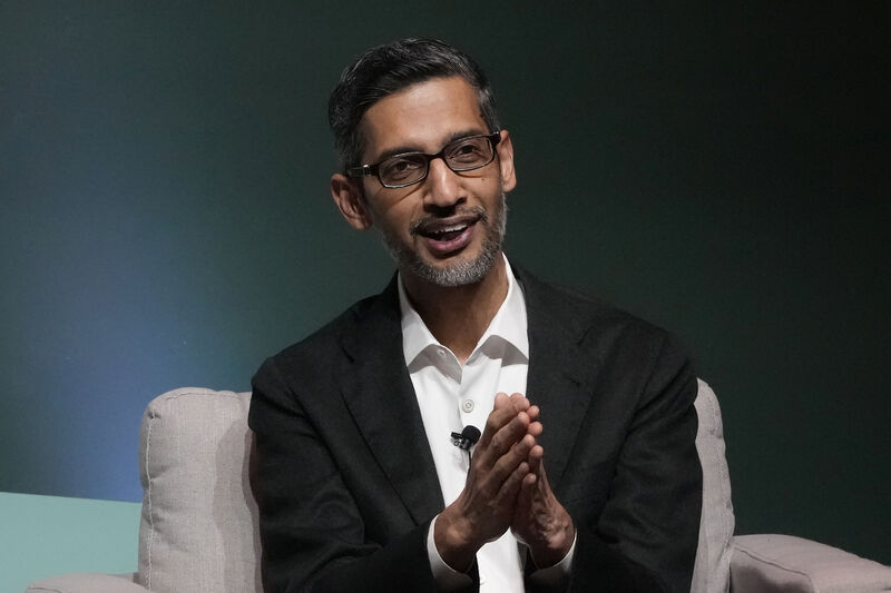 Google and Alphabet CEO Sundar Pichai. Picture: Jeff Chiu/AP Google and Alphabet CEO Sundar Pichai. Picture: Jeff Chiu/AP