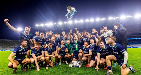 University of Limerick celebrate their Fitzgibbon Cup victory 13/2/2026
