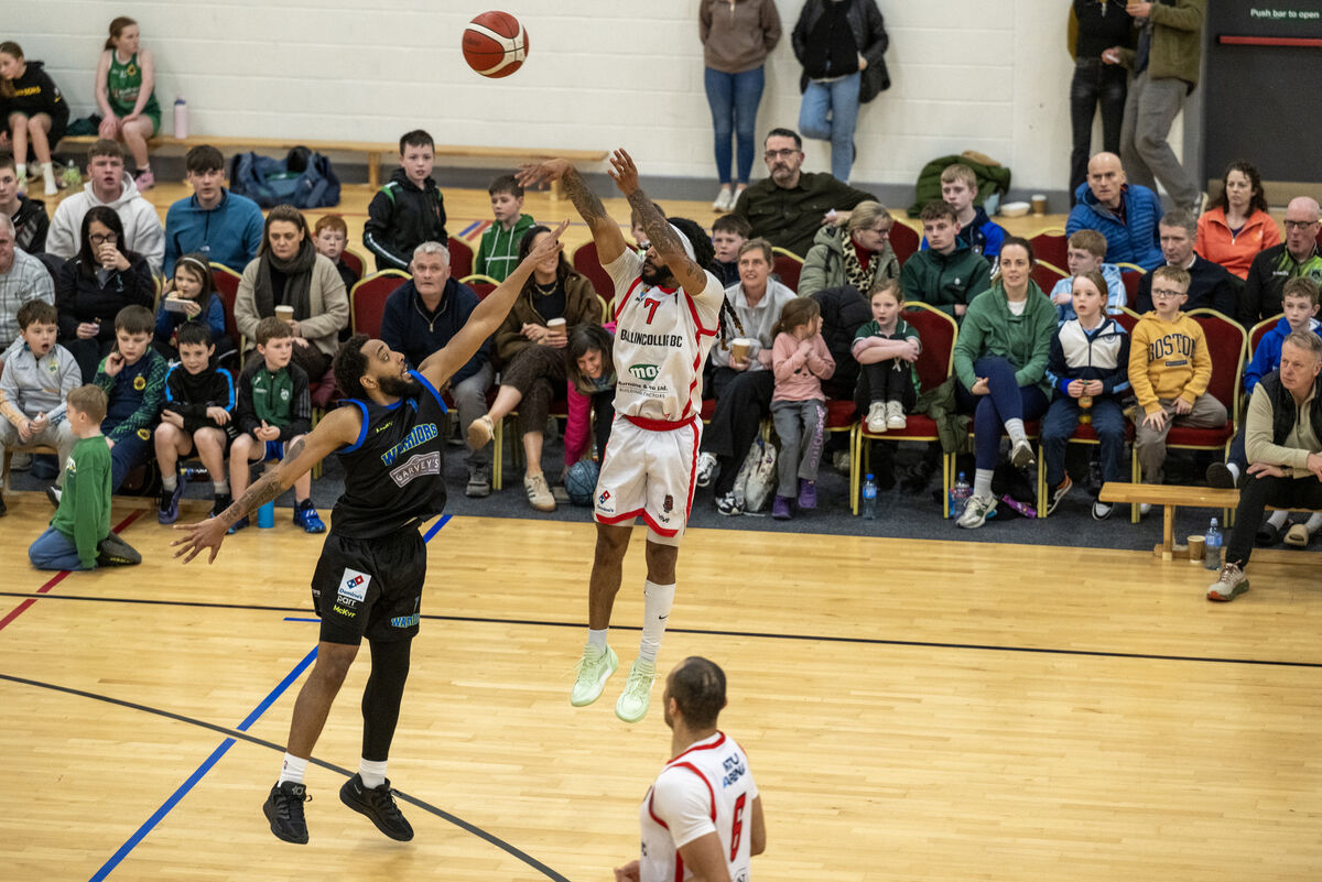 Latrell Jossell shoots from outside. Pic: Domnick Walsh/Eye Focus