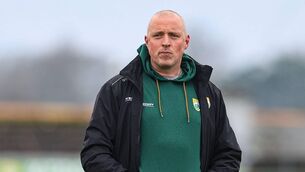 <p>Kerry coach Kieran Donaghy before the McGrath Cup final. Pic: Michael P Ryan/Sportsfile</p>