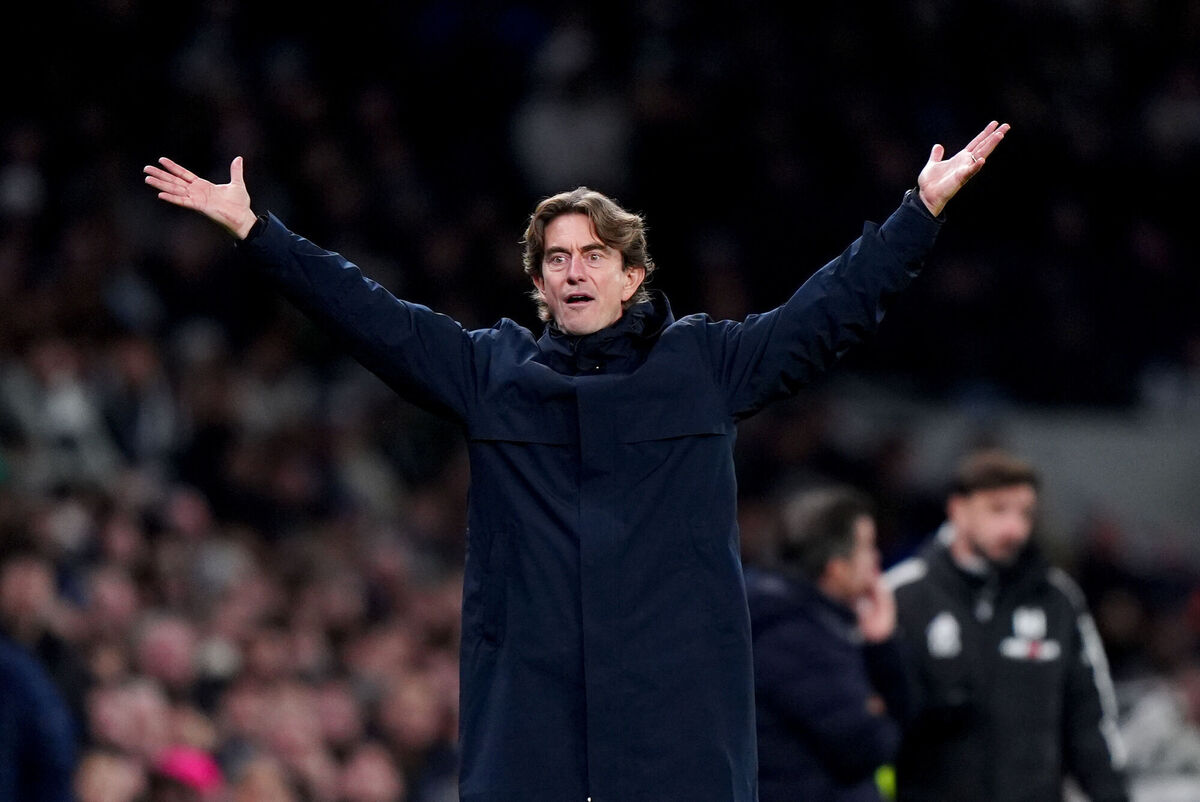 Frank was diminished very quickly. He seemed to become skinnier and smaller. He will be back, no doubt, energy restored. Pic: Bradley Collyer/PA