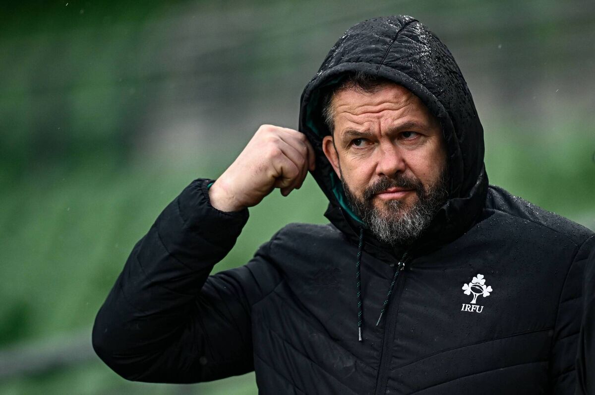 NO HIDING: Head coach Andy Farrell expects a big response from his players at the Aviva Stadium against Italy. Pic: Seb Daly/Sportsfile