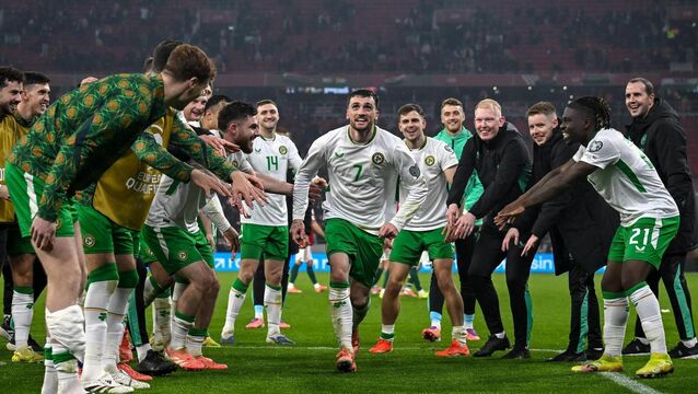 <p> Troy Parrott's heroics in Hungary have kept Ireland in with a shout of World Cup qualification worth €9m. Picture: Stephen McCarthy/Sportsfile</p>