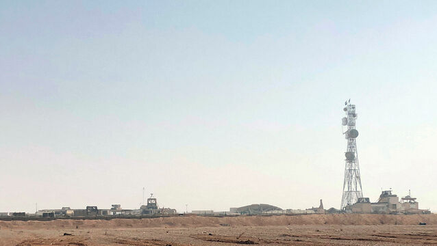 The al-Tanf military outpost in southern Syria (Lolita Baldor/AP)