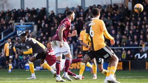 <p>Crysencio Summerville’s extra-time strike sent West Ham through. Pic: Mike Egerton/PA</p>