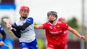 <p>Beth Carton of Waterford in action. Pic: James Lawlor/Inpho</p>