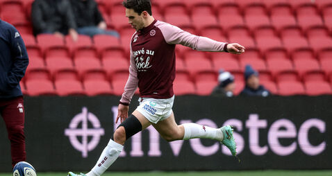 Joey Carbery during the warm up 18/1/2026