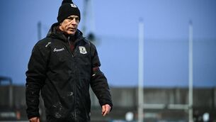 <p>Galway manager Páraic Joyce during the Allianz Football League Division 1 match in Tralee. Pic: Shauna Clinton/Sportsfile</p>