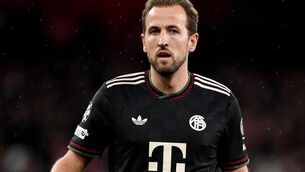 <p>Harry Kane reached 500 career goals with a double for Bayern Munich against Werder Bremen Pic: John Walton/PA</p>