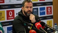 Andy Farrell speaks to the media after the match 14/2/2026