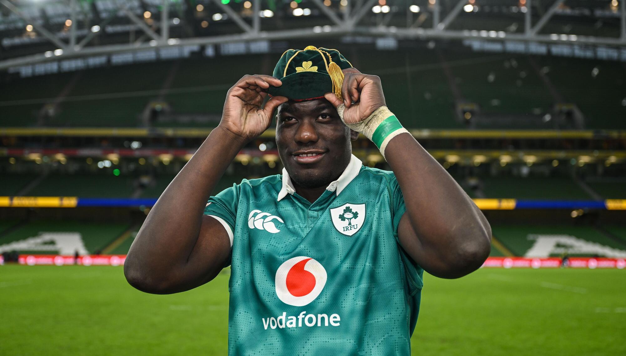 Edwin Edogbo savours Ireland debut and all that comes with it