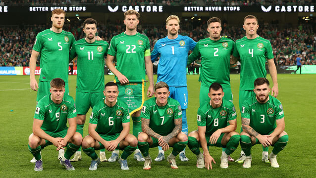 <p>Republic of Ireland team photo (Damien Eagers/PA)</p>