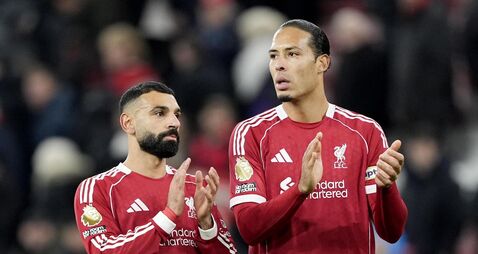 Virgil van Dijk and Mohamed Salah File Photo