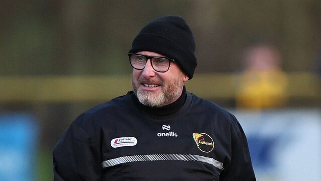 <p>Joe Murphy, Carlow manager.</p>