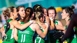 <p>FIH Hockey game between Australia and Ireland at the Tasmanian Hockey Centre on Sunday 15th February 2026. Pic: Linda Higginson / World Sport pics</p> <p>FIH Hockey game between Australia and Ireland at the Tasmanian Hockey Centre on Sunday 15th February 2026. Pic: Linda Higginson / World Sport pics</p>