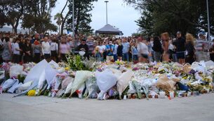 <p> Members of the public lay flowers at a memorial at Bondi Pavilion in the wake of a mass shooting at Bondi Beach on December 15, 2025 in Sydney, Australia.  Picture: George Chan/Getty Images</p>