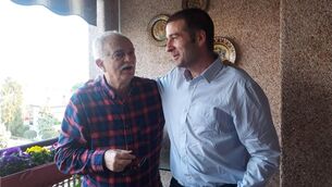 <p>Richard Fitzpatrick with Italian football great Sandro Mazzola, when the Irish author interviewed him for his Helenio Herrera biography, entitled HH. </p> <p>Richard Fitzpatrick with Italian football great Sandro Mazzola, when the Irish author interviewed him for his Helenio Herrera biography, entitled HH. </p>