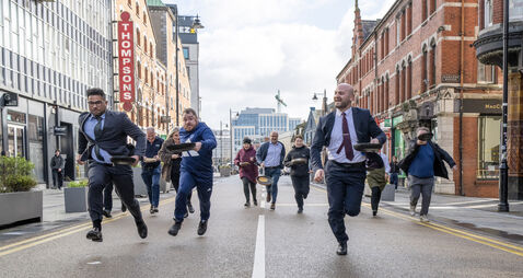 'I'll remember to bring my runners next time': Cork City traffic stops for pancake race