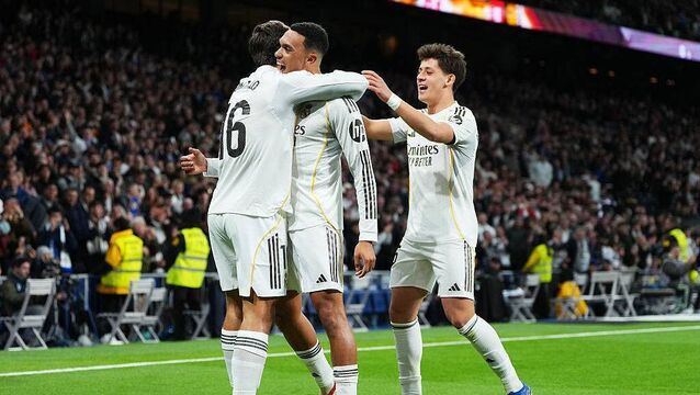 <p>Trent Alexander-Arnold had the Spanish media purring with his performance for Real Madrid against Real Sociedad. Pic: Angel Martinez/Getty Images</p>
