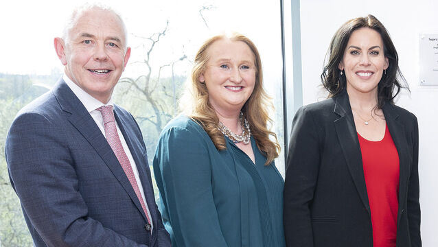<p>John R Higgins and Mairead O’Riordan of CUMH with health minister Jennifer Carroll MacNeill at the official opening of the supra regional endometriosis centre in Cork last year. Dr O’Riordan said of the recruitment issues: 'Many of the roles require highly specialised skill sets, which can make the recruitment process more time-intensive'. File picture: Gerard McCarthy</p>