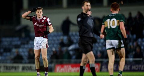 Shane McGrath celebrates a late two point score 14/2/2026