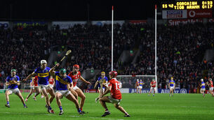 <p>A crowd of just over 14,000 for the Offaly game in Páirc Uí Chaoimh on March 21 will be enough to see the Cork hurlers break their home attendances record for the second successive year. Pic: ©INPHO/Ben Brady</p>