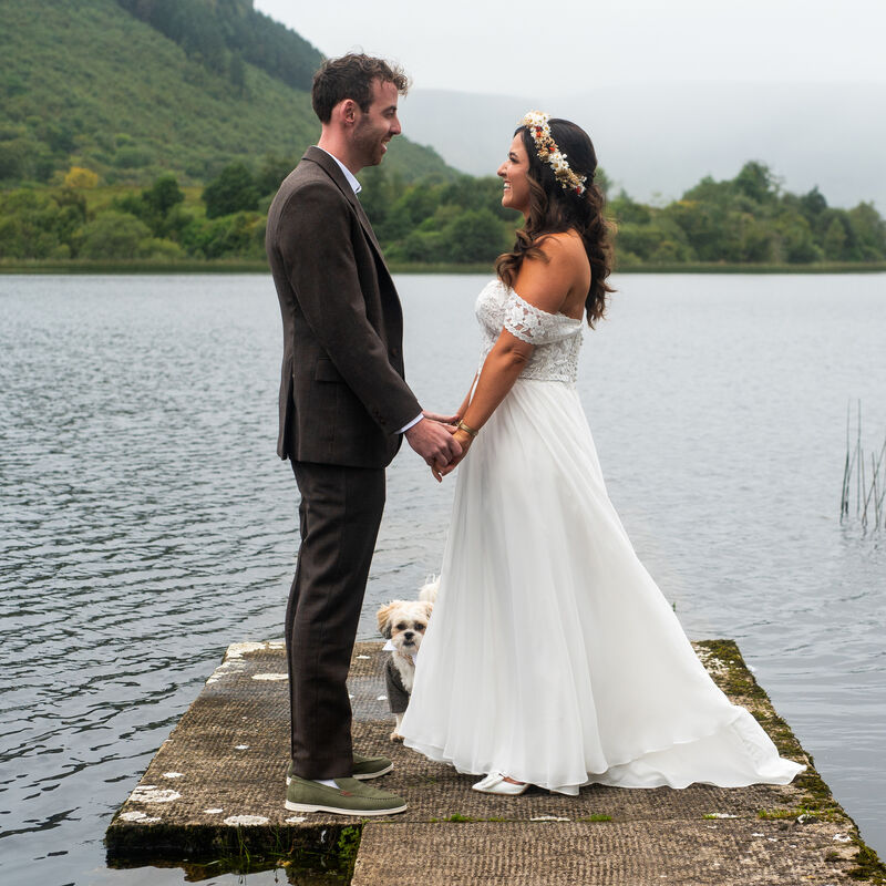 Emma O'Hagan: 'Kevin and myself had agreed that we’d meet before the wedding at our favourite place by a lake in Glenade. We thought it would be a good way to calm the nerves.'