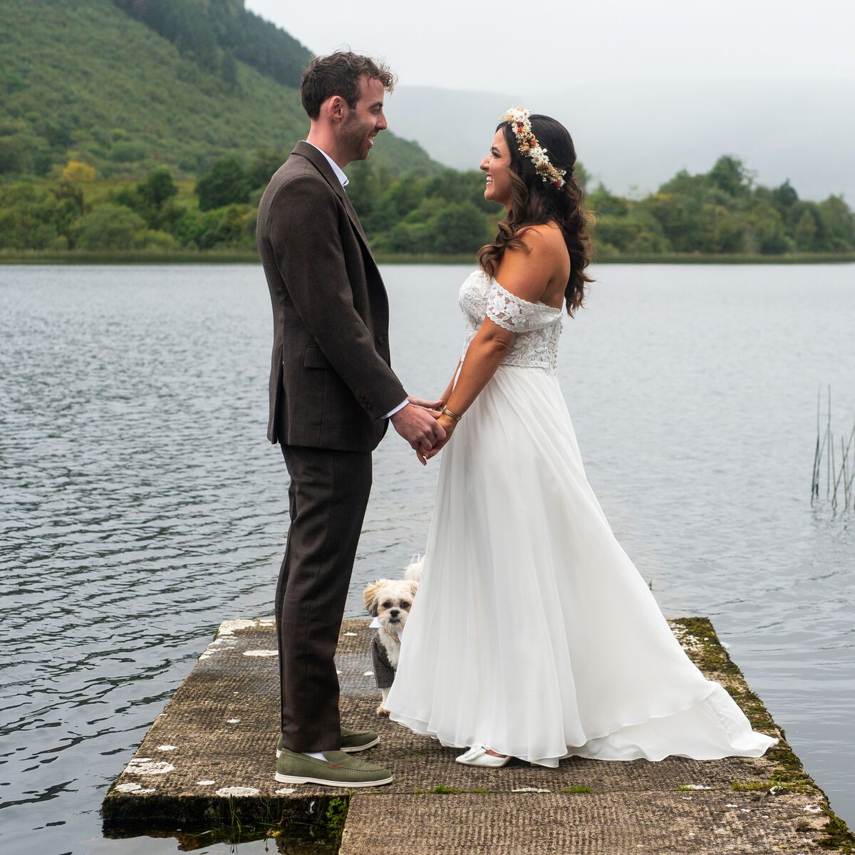Emma O'Hagan: 'Kevin and myself had agreed that we’d meet before the wedding at our favourite place by a lake in Glenade. We thought it would be a good way to calm the nerves.'