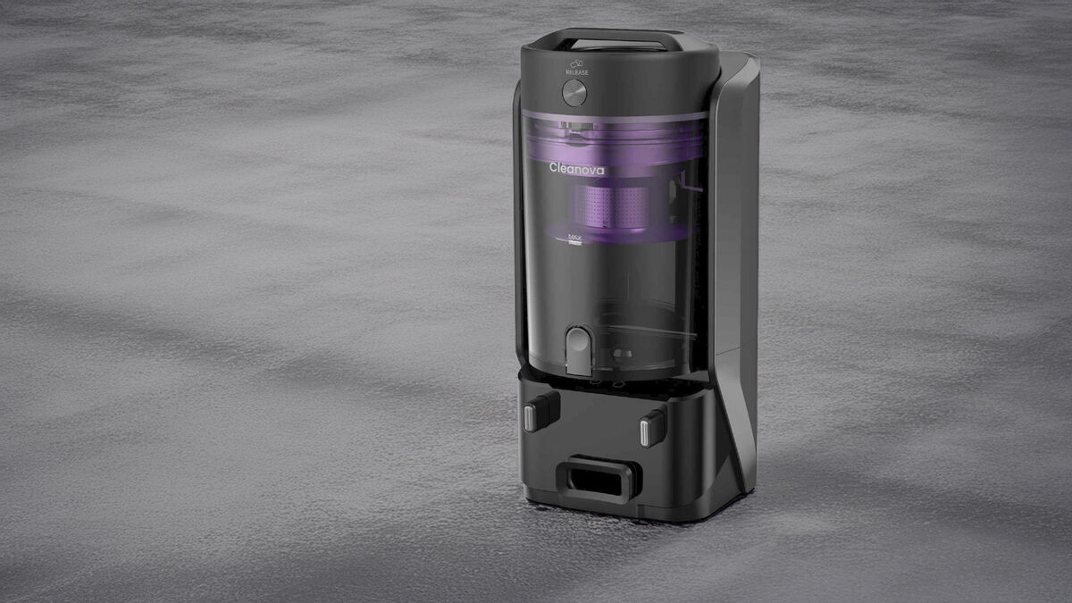 The 3-in-1 sweep, vacuum and mop system handles everyday dust and debris in a single run. Picture: Vexilar.