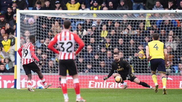 <p>SPOT ON: Sunderland’s Habib Diarra scored the only goal from the penalty spot (Adam Davy/PA).</p>