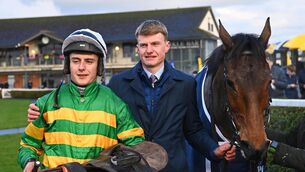 <p>If Oscars Brother were to win the Aintree Grand National, 27-year-old Connor King would become the youngest ever trainer to claim the race. Pic: Healy Racing Photo</p>