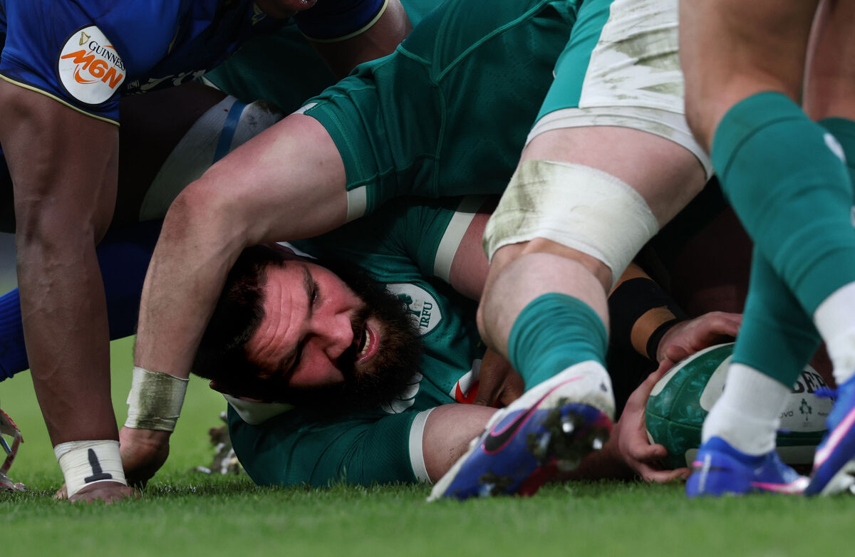 Ireland's Tom O'Toole in action against Italy. Pic: ©INPHO/Billy Stickland Ireland's Tom O'Toole in action against Italy. Pic: ©INPHO/Billy Stickland