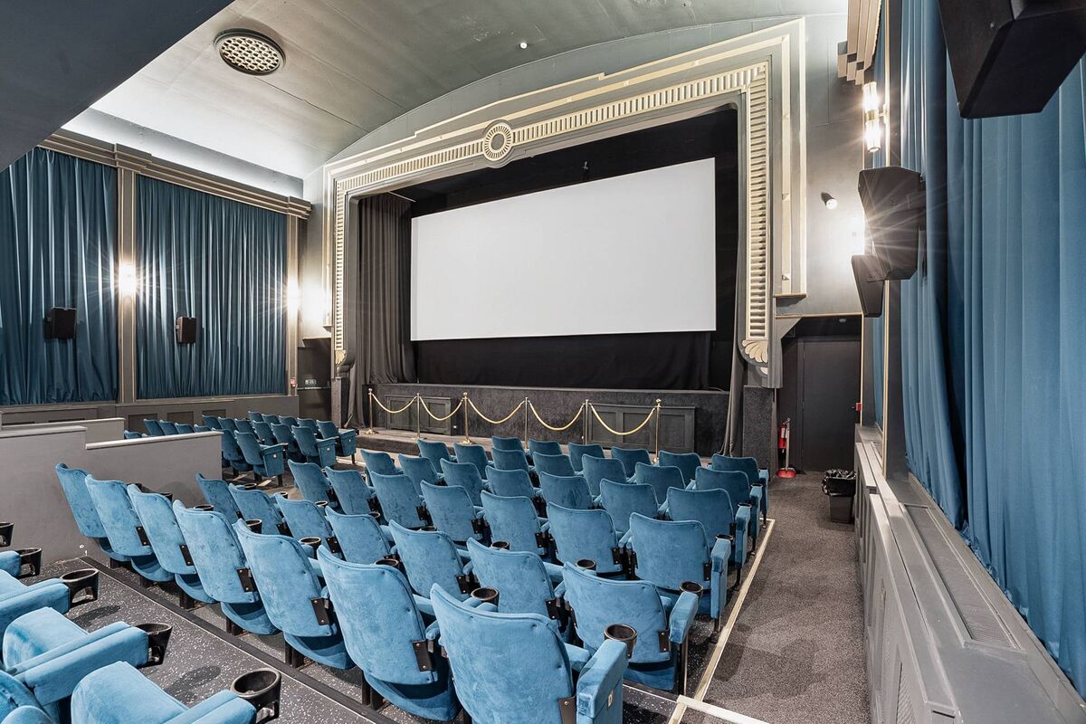 The property, which recently operated as both a cinema and wine bar, includes a concession area with original terrazzo flooring and three screen rooms on ground floor level — one with 133 seats, another with 63 seats and a third, which serves as a function room, that has capacity for a further 30 people. File picture The property, which recently operated as both a cinema and wine bar, includes a concession area with original terrazzo flooring and three screen rooms on ground floor level — one with 133 seats, another with 63 seats and a third, which serves as a function room, that has capacity for a further 30 people. File picture