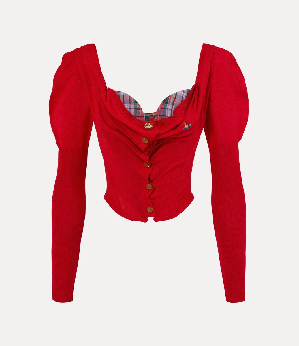 Corset Cardigan, €1,065, Vivienne Westwood.
