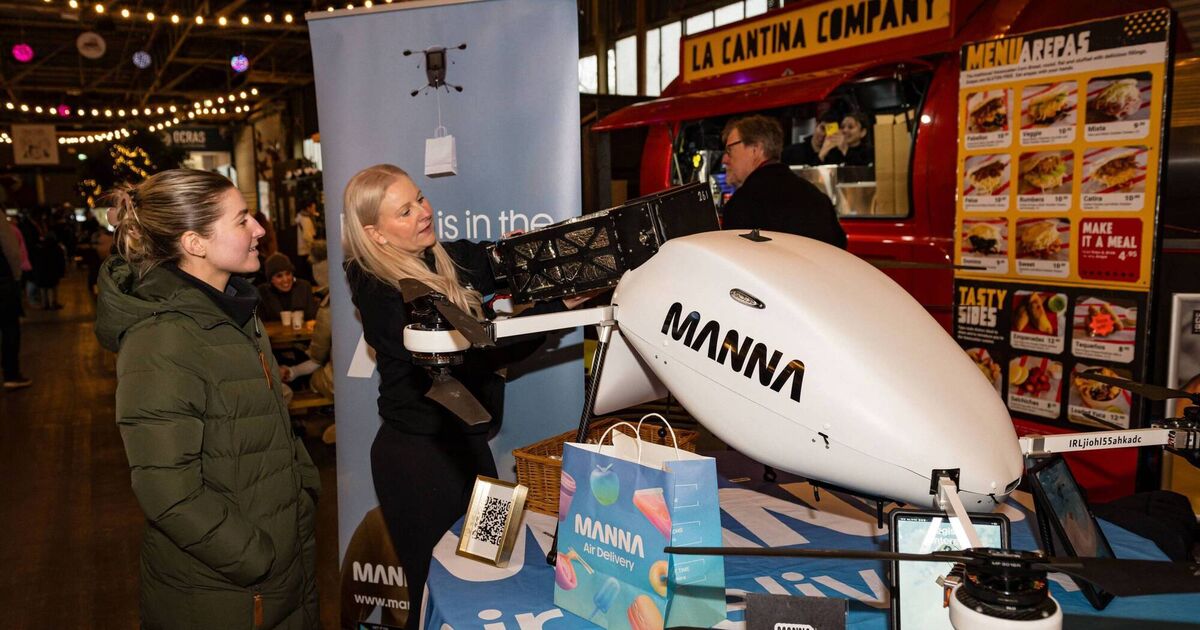 Drone delivery firm Manna launches pilot programme in Cork