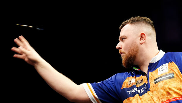 Josh Rock could not grip his darts against Michael van Gerwen last week (Owen Humphreys/PA)