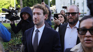 <p>Meta CEO Mark Zuckerberg arrives for a landmark trial over whether social media platforms deliberately addict and harm children. Picture: Ryan Sun/AP</p>