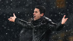<p>Arsenal manager Mikel Arteta says his side have only themselves to blame. Pic: Jacob King/PA</p>
