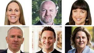 <p>New roles: (top row) Aoife Healy, David Kelly, Laura Ní Cheallaigh ; (bottom row) Kevin Convey, Patrick Blake, Tara Finnegan. </p>