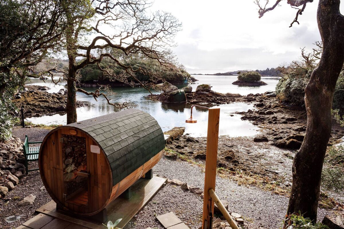 Sauna at Linden House at Dromgarriff, Co. Cork. Photo: Bríd O'Donovan.