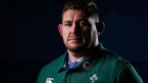 <p>Tadhg Furlong poses for a portrait after an Ireland Rugby media conference this week. Pic: Brendan Moran/Sportsfile</p>