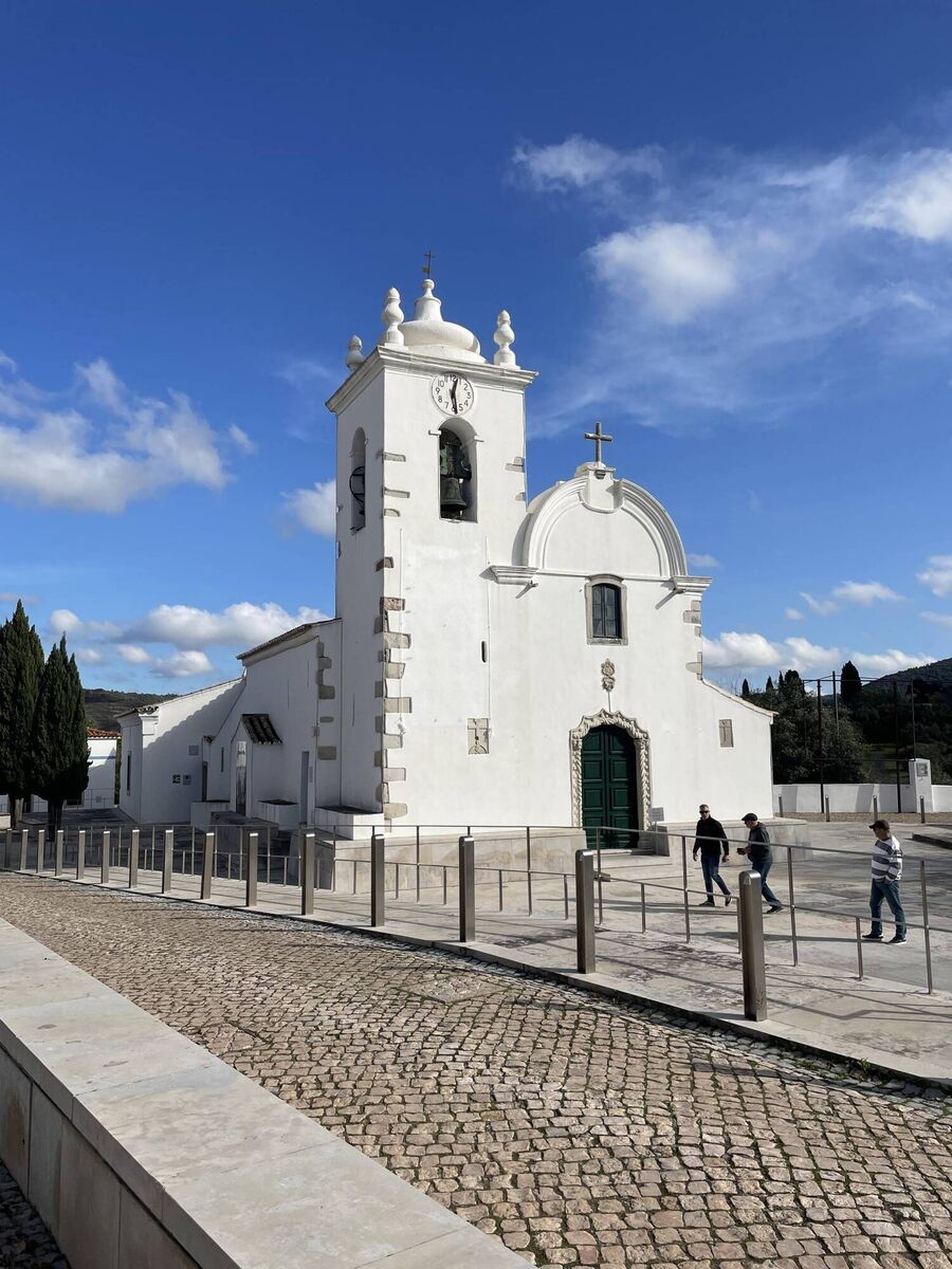 One of the many white washed churches in the region